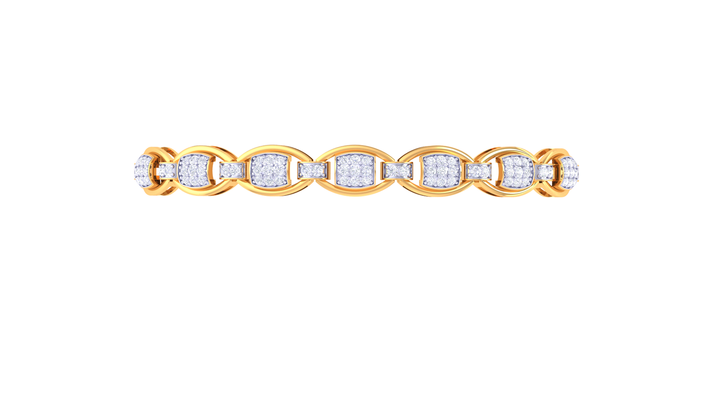 Blush Radiance Diamond Bracelet - 0.76 Ct