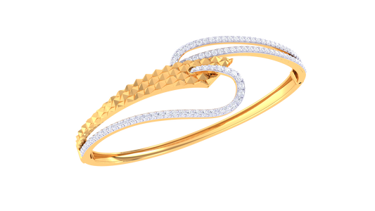 Lustrous Flow Diamond Pendent - 1.06 Ct