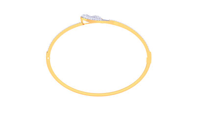 Celestial Embrace Gold Bracelet - 1.61 Ct Dazzling Diamonds