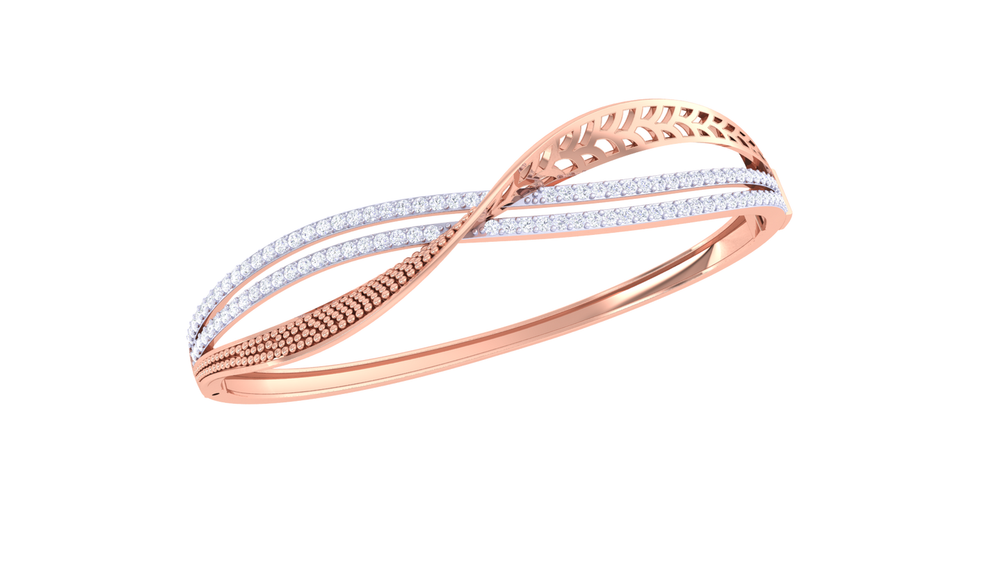 Dazzling Weave Diamond Bracelet - 0.98 Ct