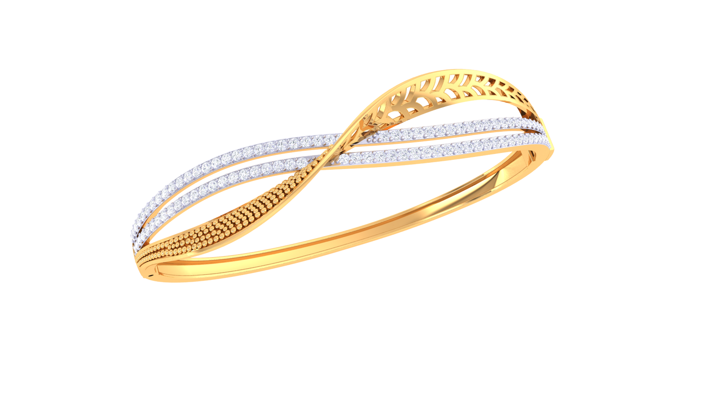 Dazzling Weave Diamond Bracelet - 0.98 Ct