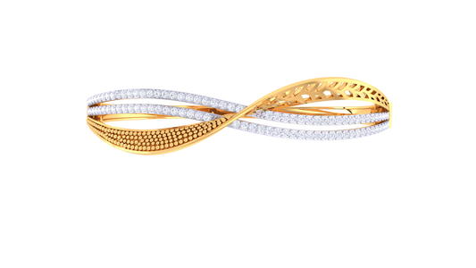 Dazzling Weave Diamond Bracelet - 0.98 Ct