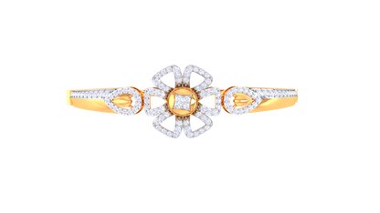 Blossom Radiance Gold Bracelet - 1.08 Ct Dazzling Diamonds