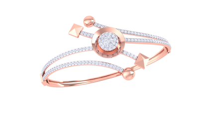Celestial Axis Bracelet In Gold - 1.26 Ct Diamond