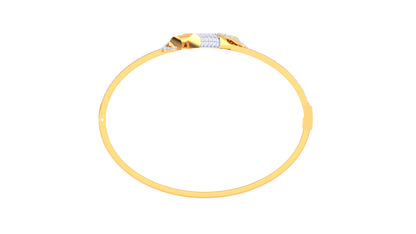 Radiant Loop Premium Gold Bracelet - 1.16 Ct Brilliant Cut Diamonds