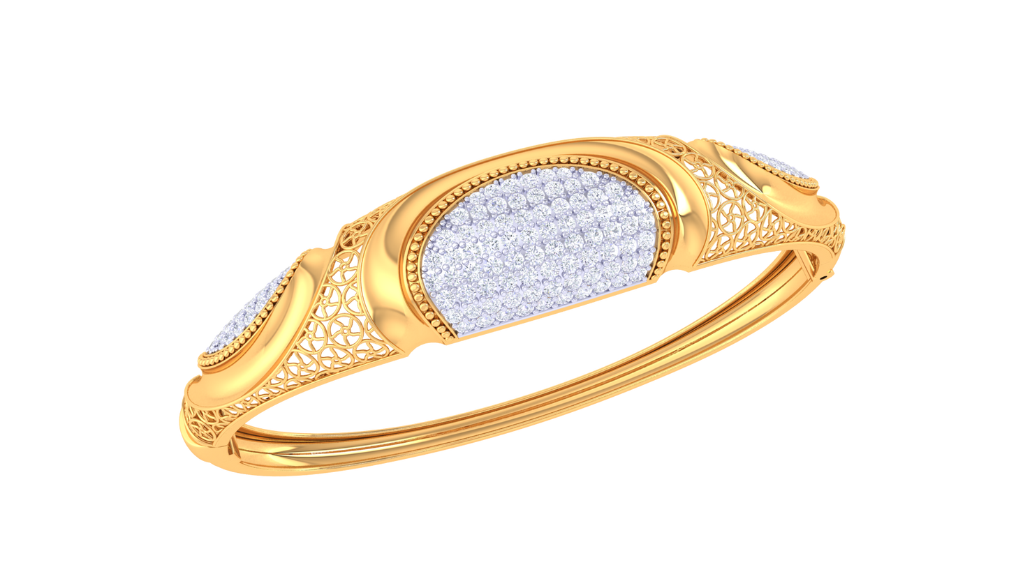 The Glimmer Gauge Diamnd Bracelet - 1.37 Ct