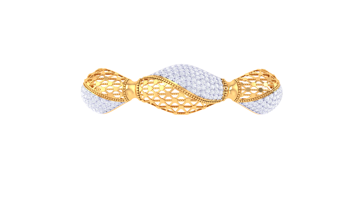 The Intertwined Spark Diamond Bracelet - 2.34 Ct