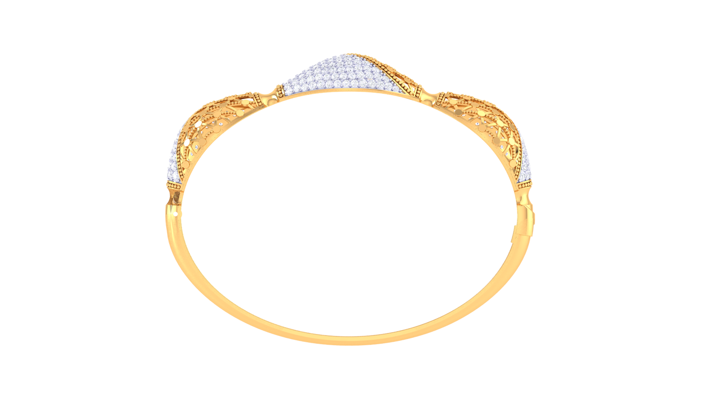 The Intertwined Spark Diamond Bracelet - 2.34 Ct