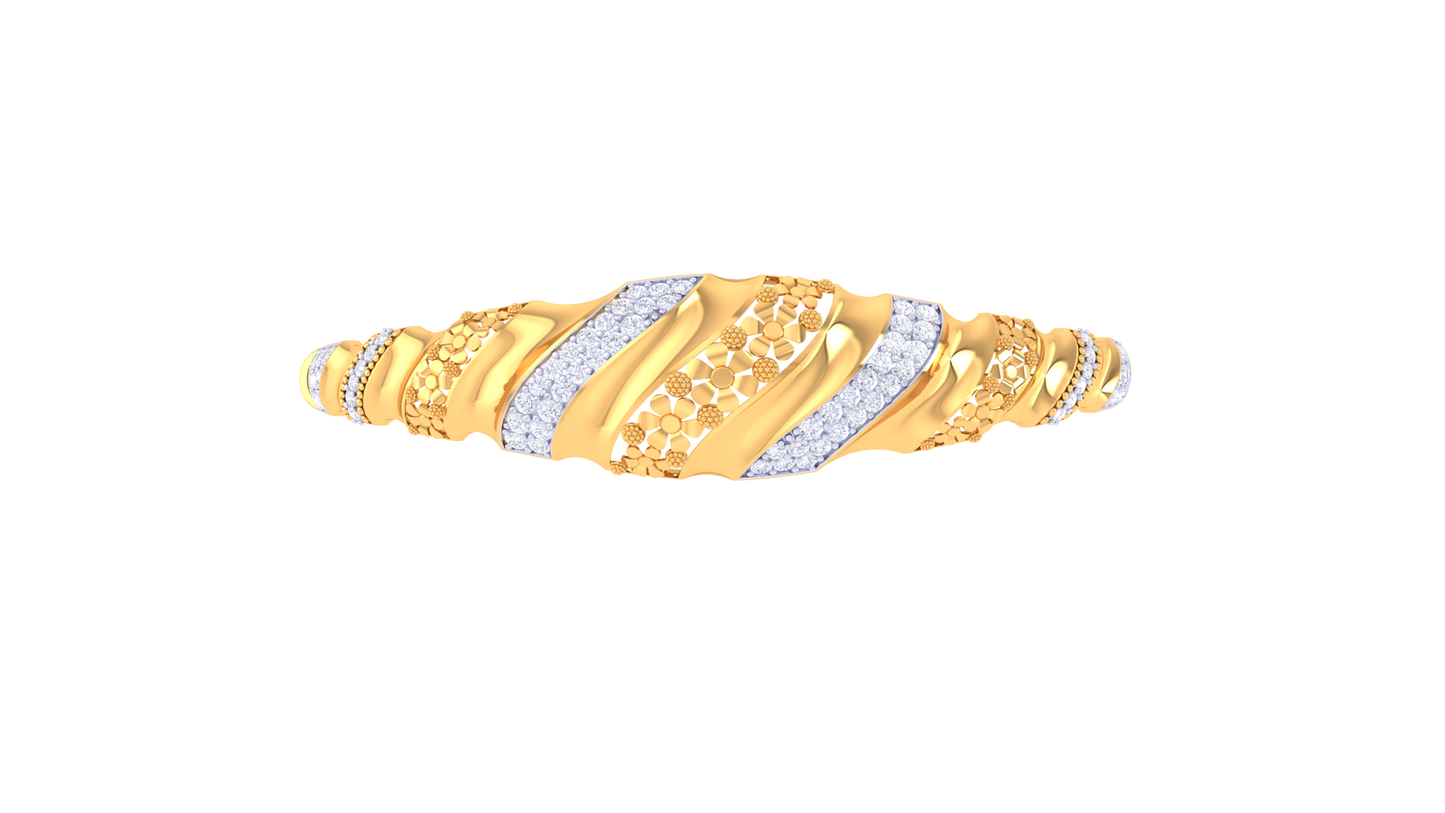 The Midas Touch Diamond Bracelet In Gold - 0.76 Ct