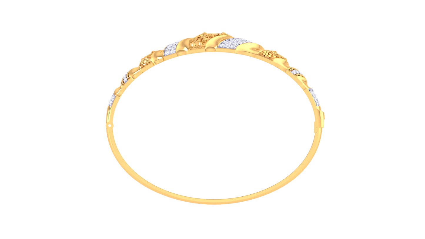 The Midas Touch Diamond Bracelet In Gold - 0.76 Ct