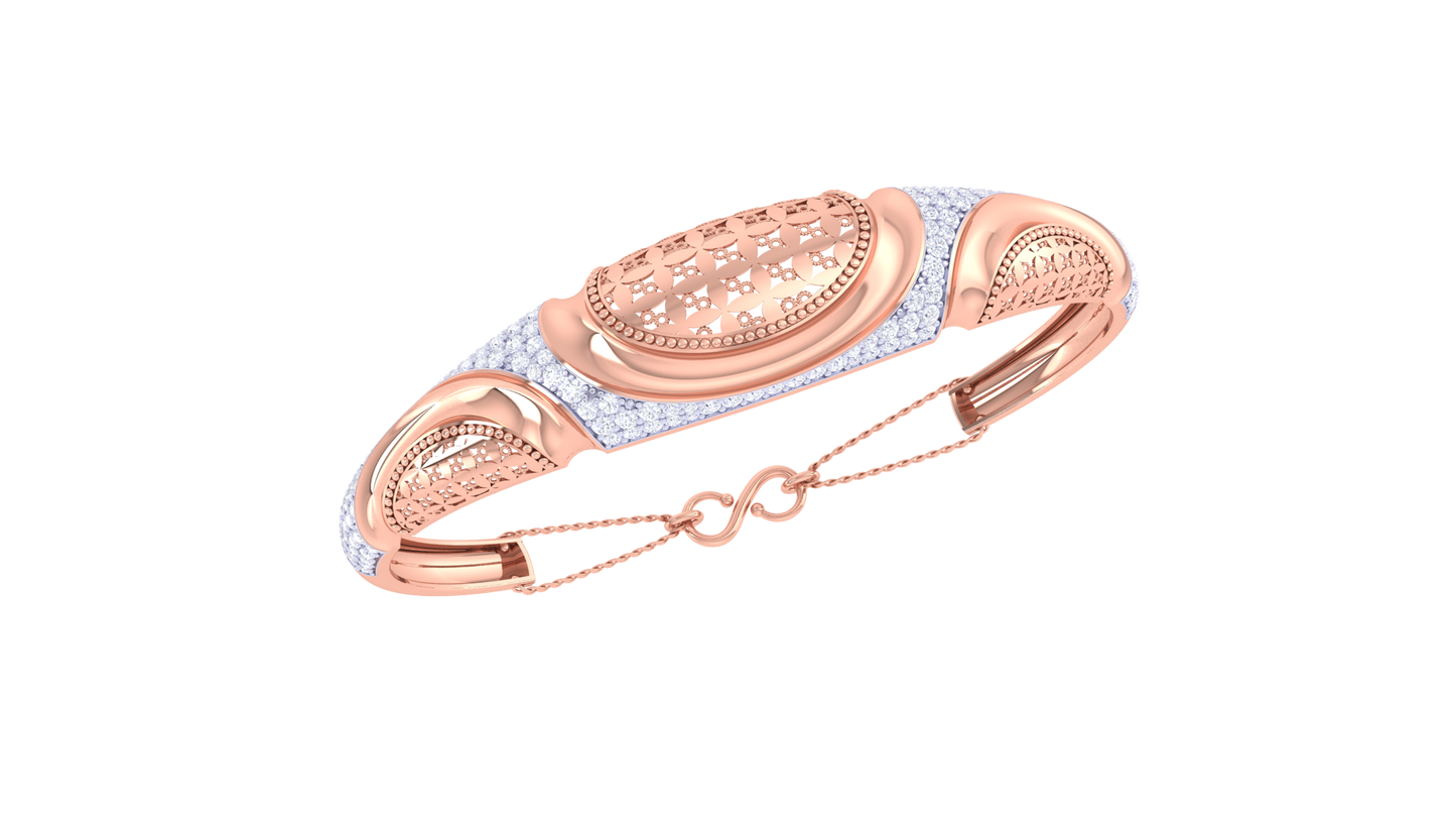 1.45 Ct - Regal Grace Bracelet With Diamond In Gold