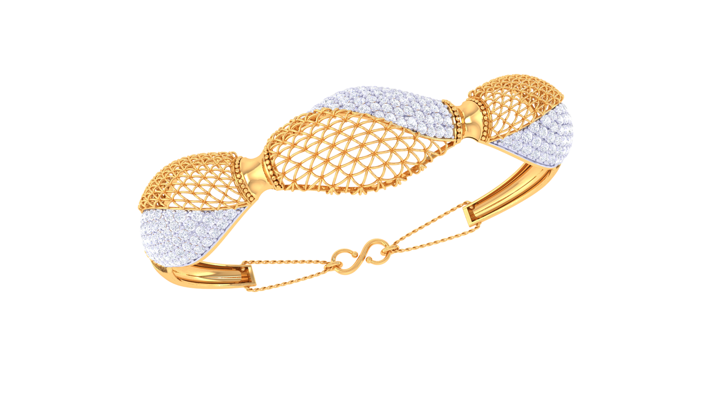 The Infinity Stream Diamond Bracelet - 2.34 Ct