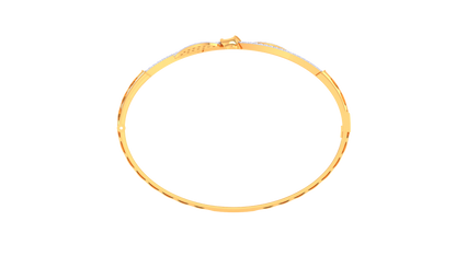 Leaf Bow Bracelet In Rose Gold – 0.77 Ct Brilliant Diamonds