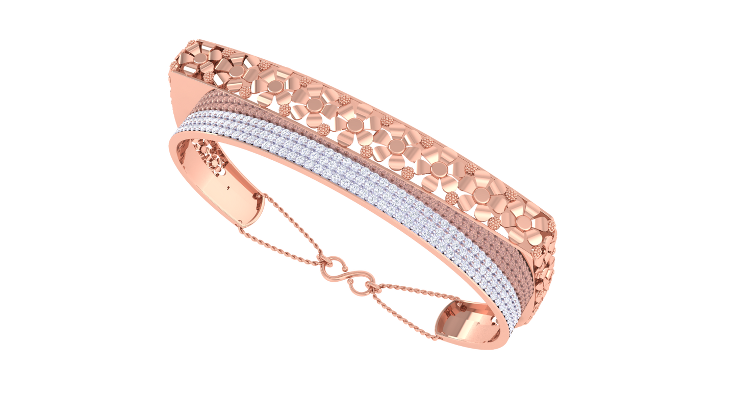 The Heirloom Halo Diamond Bracelet - 1.40 Ct