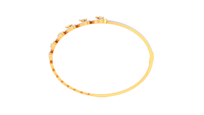 Heart Bloom Bracelet In Gold – 1.56 Ct Diamonds