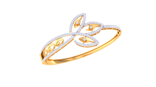Glammer Grove Gold and Diamond Bacelet - 1.30 Ct