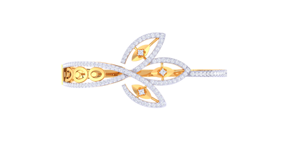 Glammer Grove Gold and Diamond Bacelet - 1.30 Ct