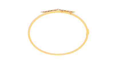 Twin Bloom Bracelet In Rose Gold  – 1.41 Ct Sparking Diamonds