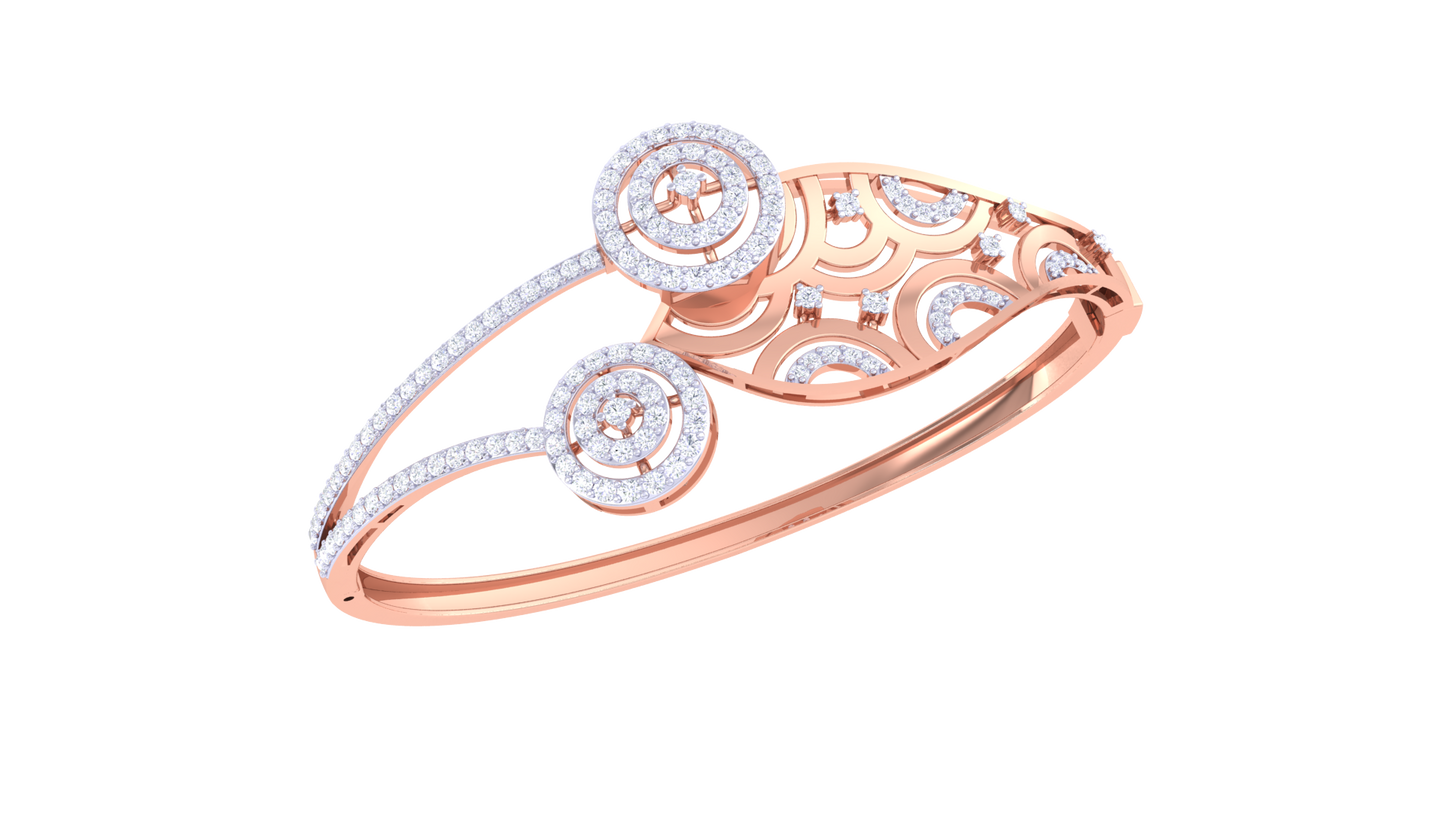 Timeless Spark Diamond Stud Bracelet - 1.21 Ct