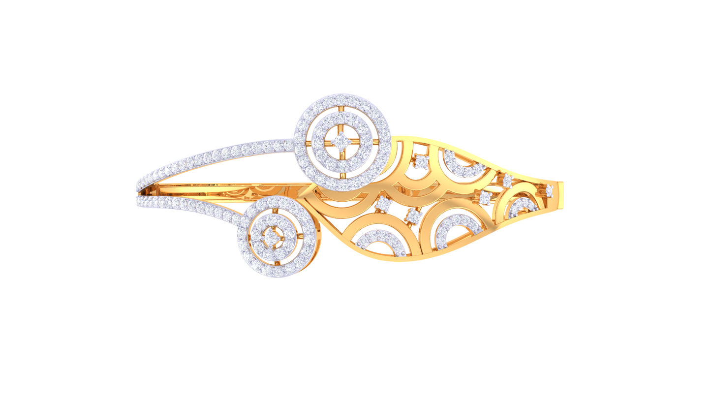 Timeless Spark Diamond Stud Bracelet - 1.21 Ct