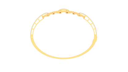 Radiant Orbit Diamond Bracelet-0.76 Ct