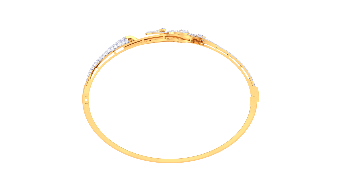 1.54 Ct - Lustrous Flow Diamond Bracelet