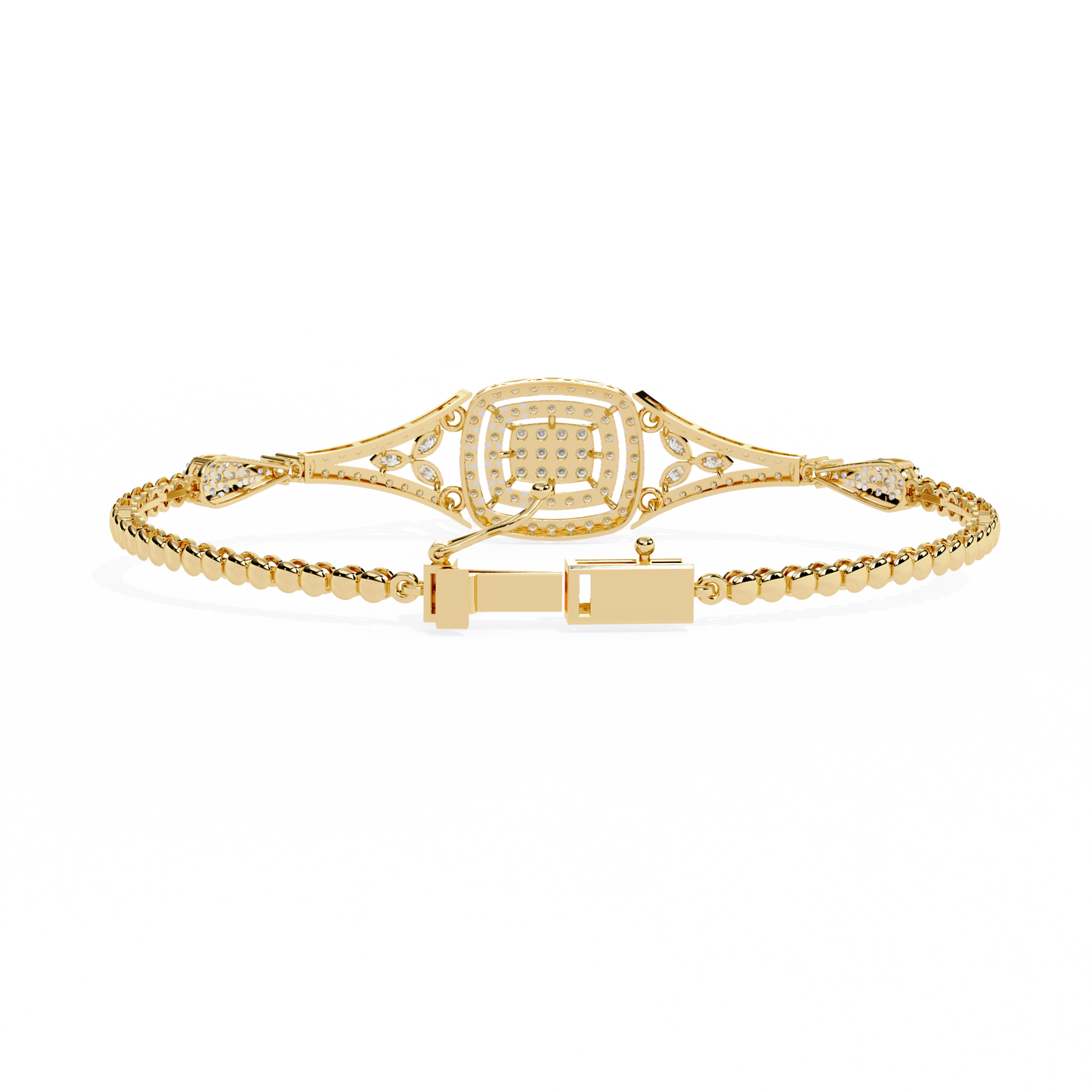 The Grand Illusion Diamond Bangle Bracelet - 1.07 Ct