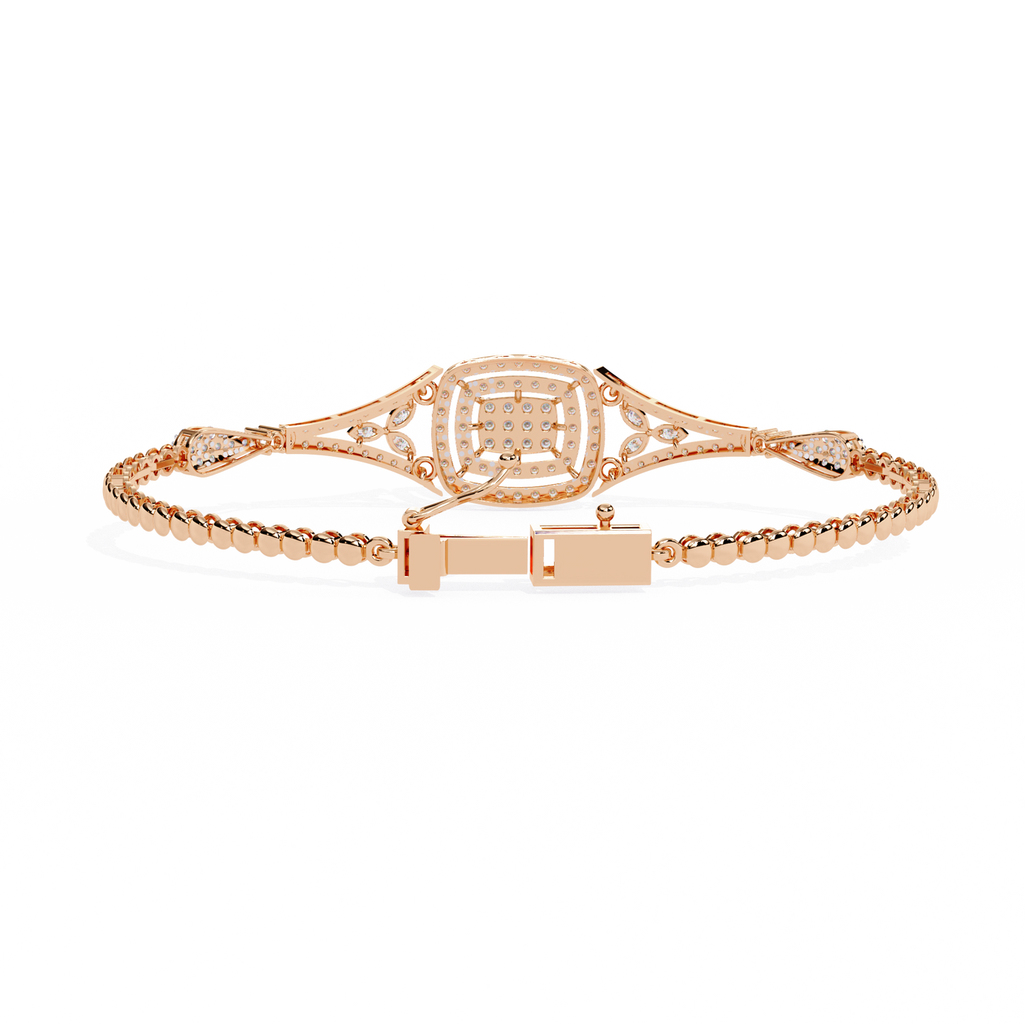 The Grand Illusion Diamond Bangle Bracelet - 1.07 Ct