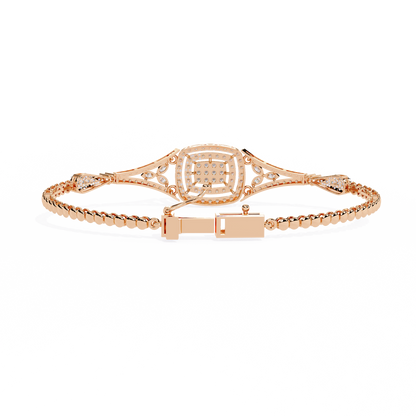 The Grand Illusion Diamond Bangle Bracelet - 1.07 Ct