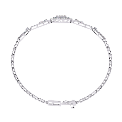 The Grand Illusion Diamond Bangle Bracelet - 1.07 Ct