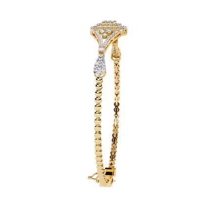 The Grand Illusion Diamond Bangle Bracelet - 1.07 Ct
