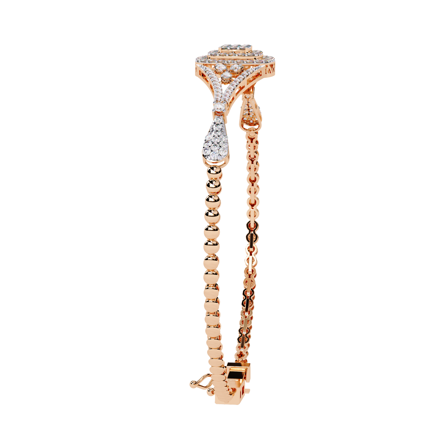The Grand Illusion Diamond Bangle Bracelet - 1.07 Ct