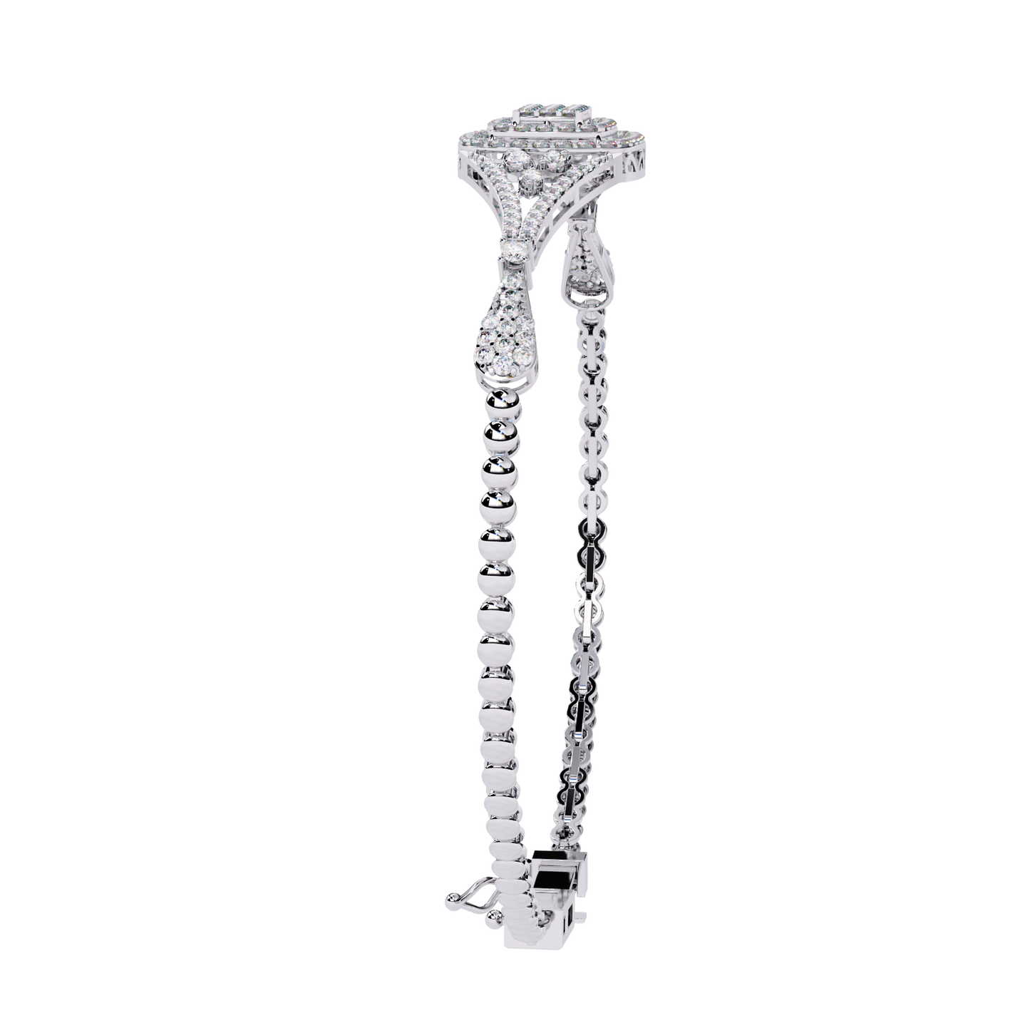 The Grand Illusion Diamond Bangle Bracelet - 1.07 Ct
