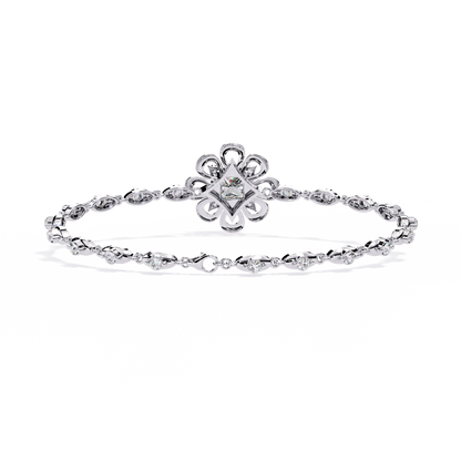 The Princess Bloom Diamond Bracelet In Gold - 2.11 Ct