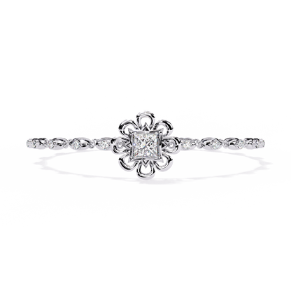 The Princess Bloom Diamond Bracelet In Gold - 2.11 Ct