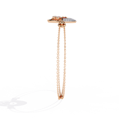 Cosmic Orbit Diamond Bracelet in Gold - 0.42 Ct