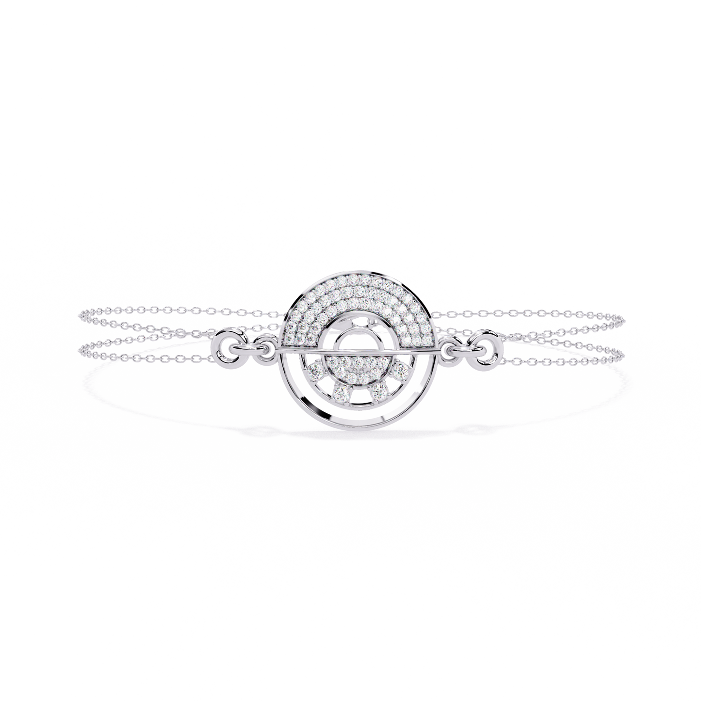 Cosmic Orbit Diamond Bracelet in Gold - 0.42 Ct