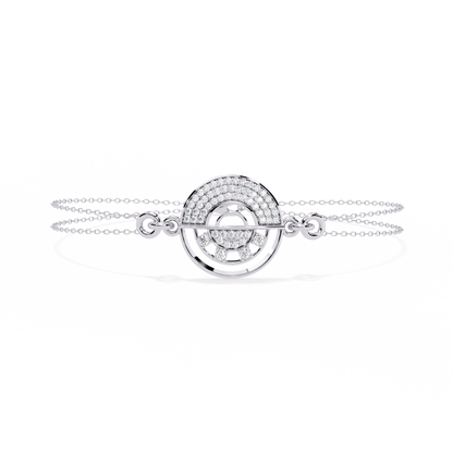 Cosmic Orbit Diamond Bracelet in Gold - 0.42 Ct