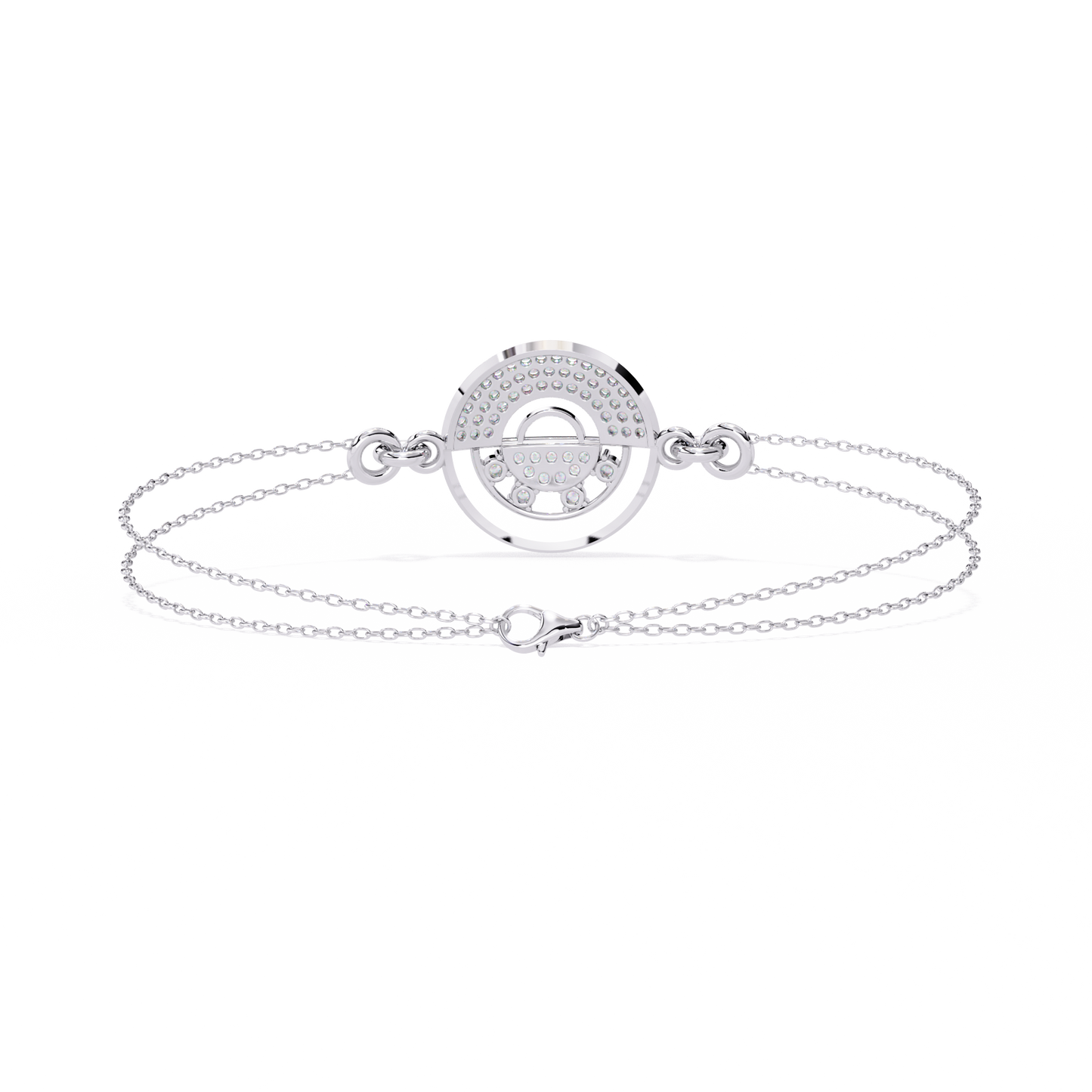 Cosmic Orbit Diamond Bracelet in Gold - 0.42 Ct