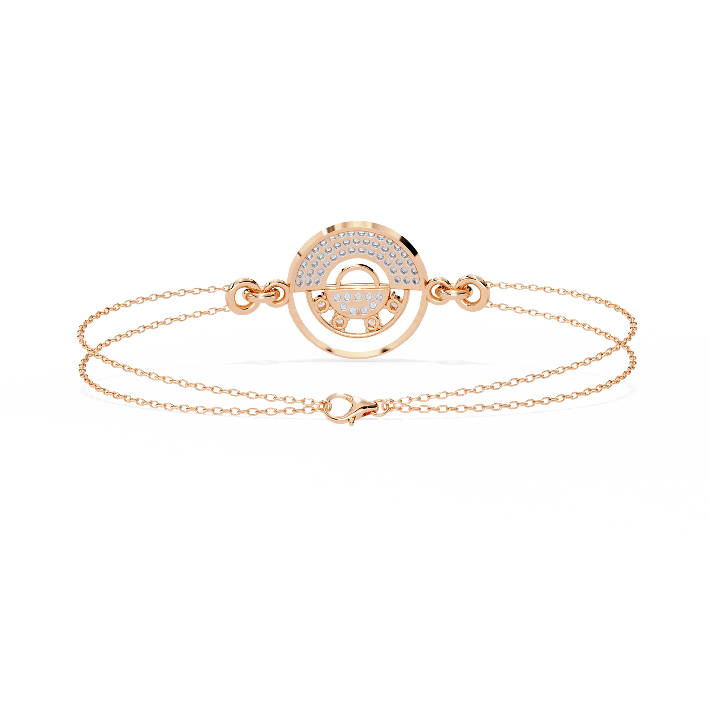 Cosmic Orbit Diamond Bracelet in Gold - 0.42 Ct