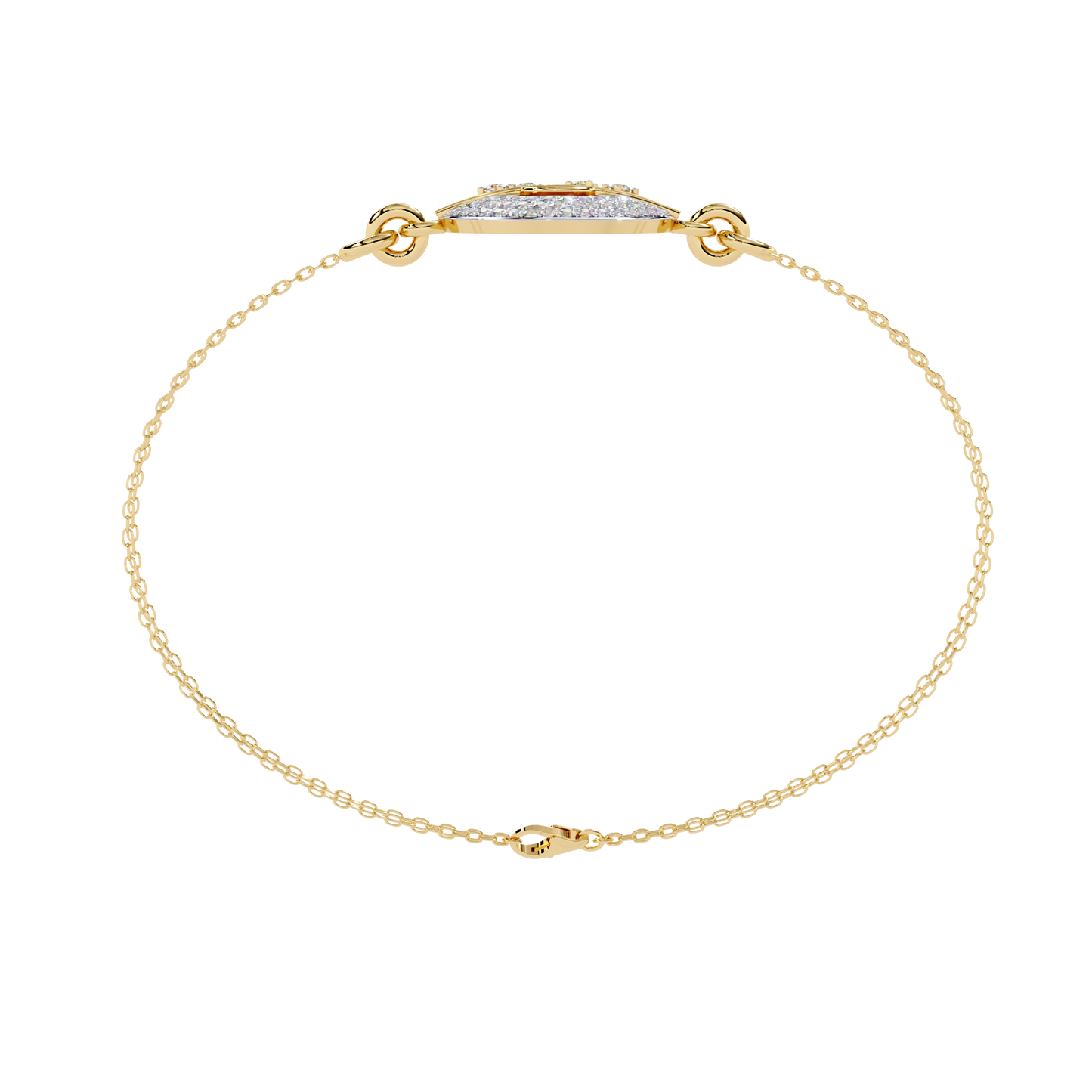 Cosmic Orbit Diamond Bracelet in Gold - 0.42 Ct