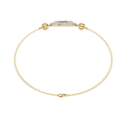 Cosmic Orbit Diamond Bracelet in Gold - 0.42 Ct