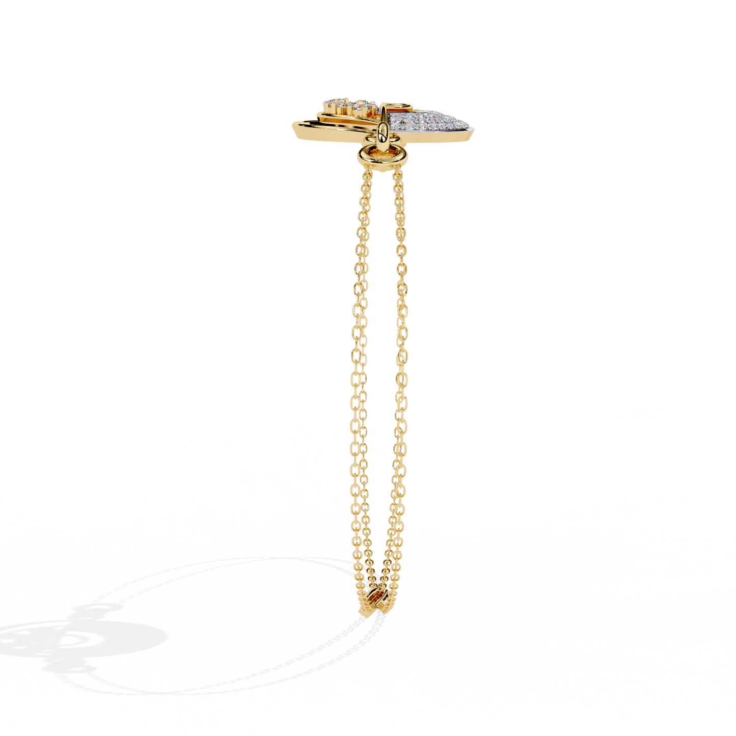 Cosmic Orbit Diamond Bracelet in Gold - 0.42 Ct