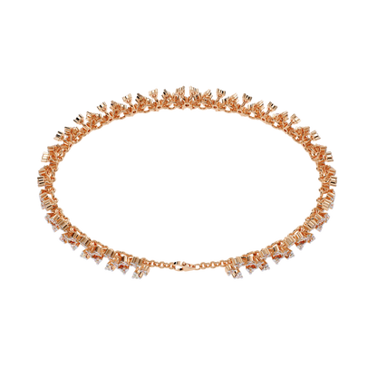 "Stardust Bloom" Diamond & Gold Cluster Bracelet- 1.59 Ct