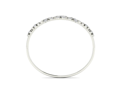 Floral Cluster Diamond Bracelet In Gold- 1.35 Ct