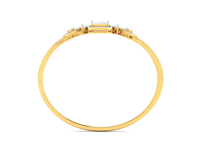 Marquise Accents Bracelet In Rose Gold - 0.90 Ct Princess Cut Diamond