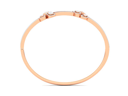 0.80 Ct - Glimmer Grove Gold and Diamond Bracelet