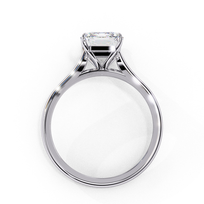 The "Forever Radiant" Solitaire Diamond Engagement Ring in Yellow Gold (2.94 CTW)