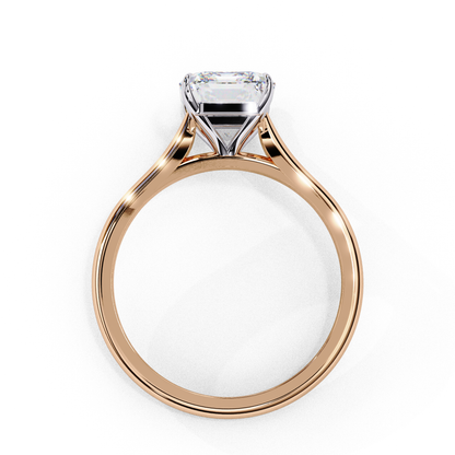 The "Forever Radiant" Solitaire Diamond Engagement Ring in Yellow Gold (2.94 CTW)