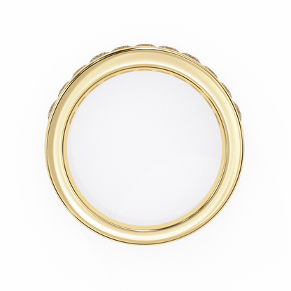 Eternal Radiance Princess-Cut Channel-Set Band In Gold- 1.07 Ct Diamond Ring